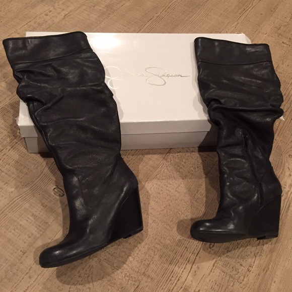 Jessica Simpson Knee High Leather Boots