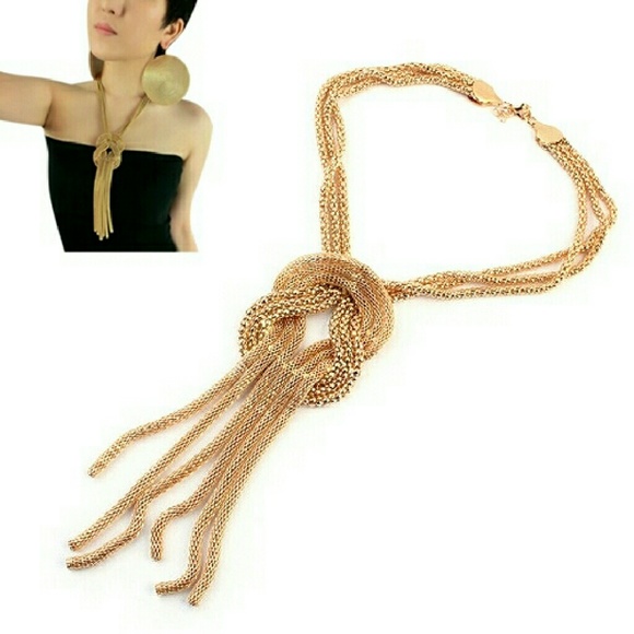 Jewelry - Mesh and Beads Statement Necklace
