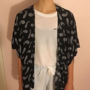 Brandy Melville paisley kimono.
