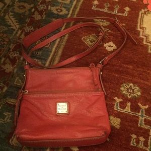 Genuine Dooney & Bourke cross body leather bag