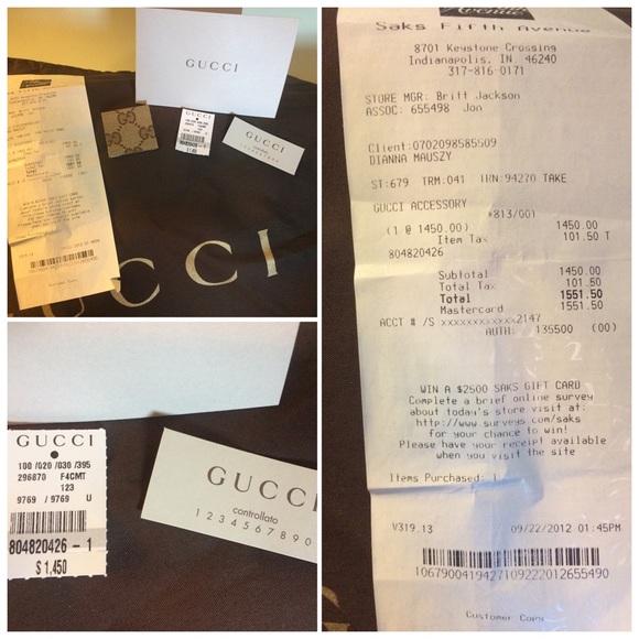 Signature Gucci adjustable Crossbody/Hobo Handbag - Picture 4 of 4