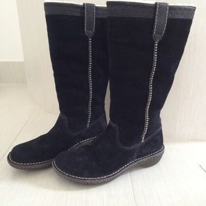 UGG black suede boots