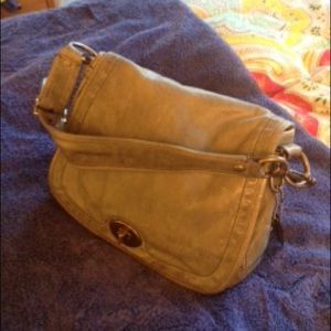 FINAL PRICE DROP - COACH gray leather purse.