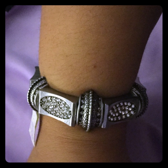 Silvertone bracelet