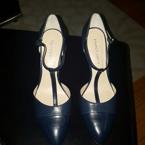 Franco Sarto blue heels