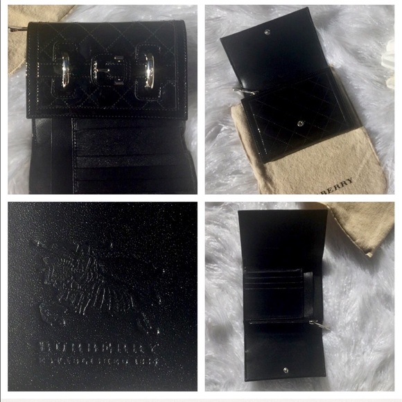 BURBERRY BLACK LEATHER WALLET - Picture 4 of 8