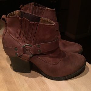 Brown Ankle Leather Boots !!!!!!