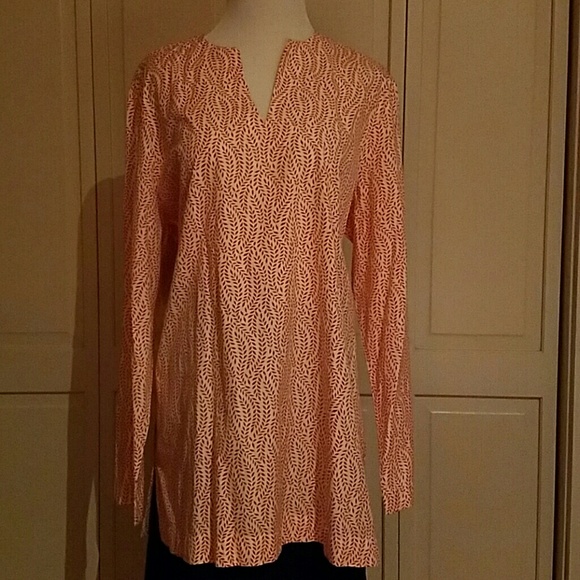 Land's End Cotton Tunic Top