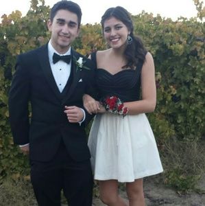 Black and White BCBG Dress