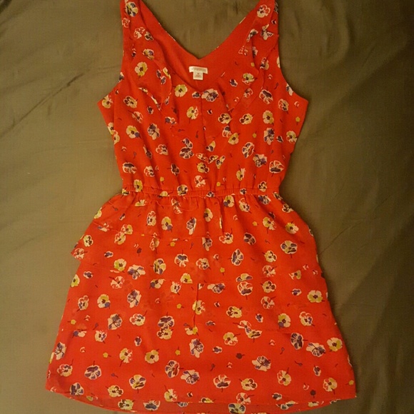 Floral ruffled dress