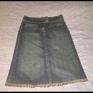 CAbi size 8 denim skirt