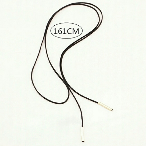 Vegan Suede Wrap Tie Choker - Picture 2 of 3