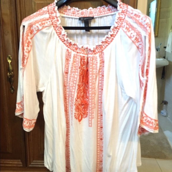 Marked down again ! . White and orange peasant