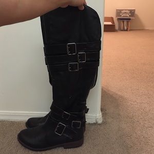 Black Above the Knee Boots