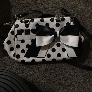 Betsey Johnson polkadot handbag