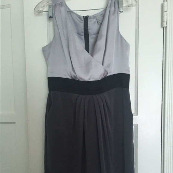 Gray and Black Cocktail Dress