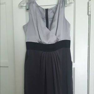 Gray and Black Cocktail Dress