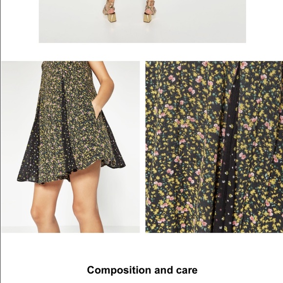 [NWT] SOLD OUT Zara Patchwork Romper - Picture 4 of 4