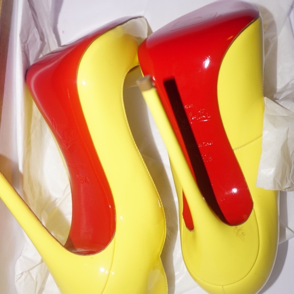 christian louboutin hot chick yellow christian louboutin hot chick yellow