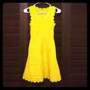 Cute little yellow dress. Casual wear+formal wear