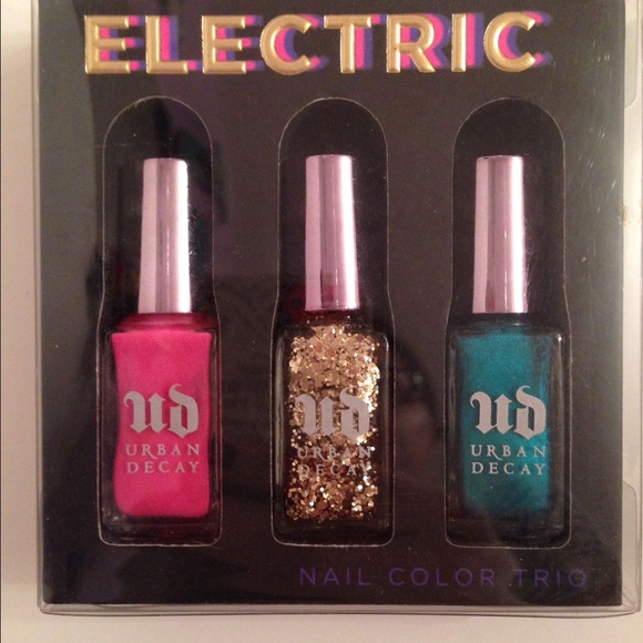 Urban Decay Electric nail polish trio