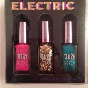Urban Decay Electric nail polish trio