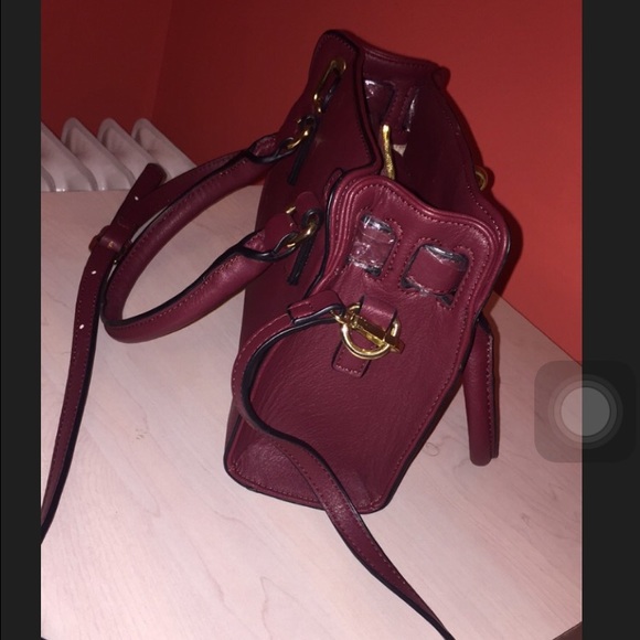 Burgundy Crossover Bag - Picture 2 of 4