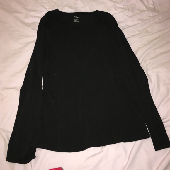 Black, long sleeve, Calvin Klein shirt