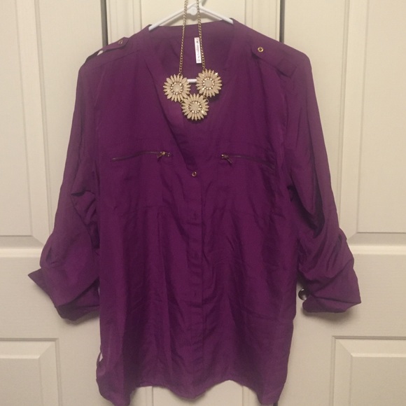 Purple blouse