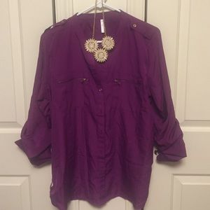 Purple blouse