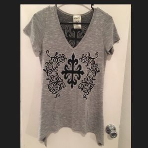 Vocal burnout cross shirt