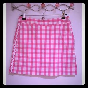 Pink Gingham skort Lilly Pulitzer
