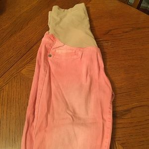 Motherhood Maternity pink and blue capris