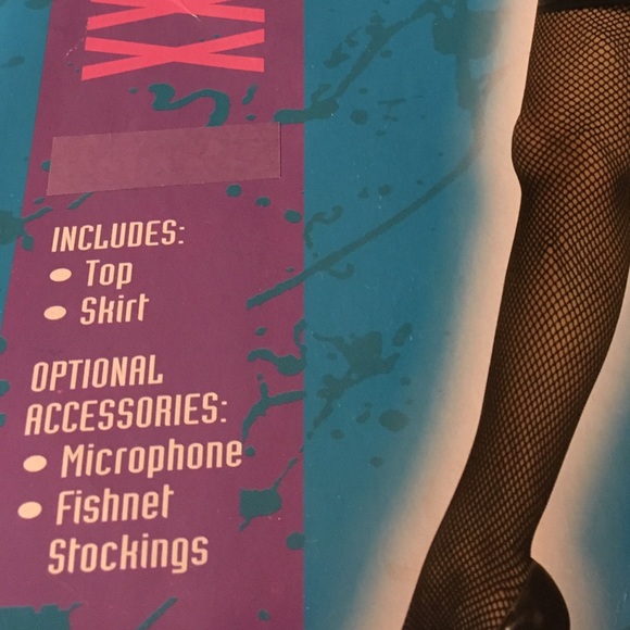 80's Pop Star Halloween Costume-XS/S-Gold & Black - Picture 4 of 4