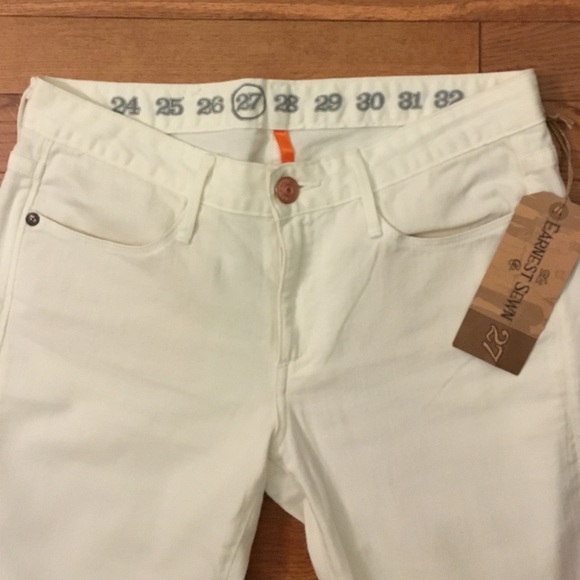 White boot cut jeans - Picture 3 of 4