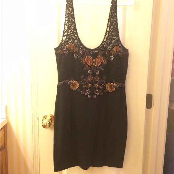 Free People Embroidered Mini