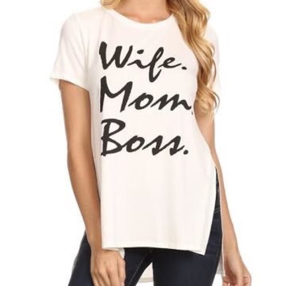 Brand New Wife Mom Boss Tee - Picture 1 of 1