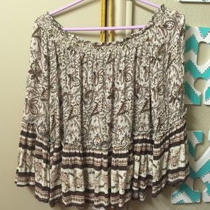 Off the shoulder top