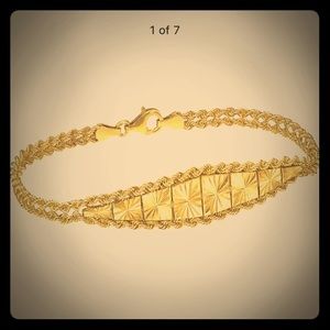 BUNDLED gold bracelets (2)