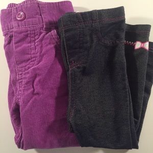 2 Pairs Girls Pants