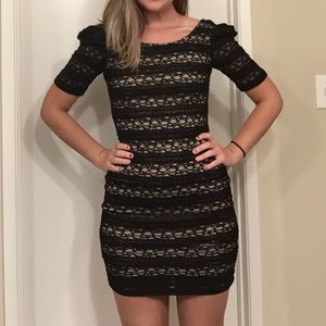 Liberty Love Black Lace Dress
