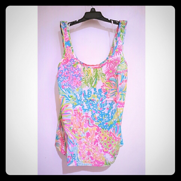 Lilly Pulitzer Cosmos sleeveless top