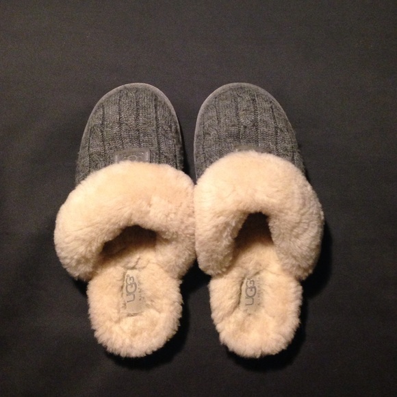 Grey, UGG slippers, super soft