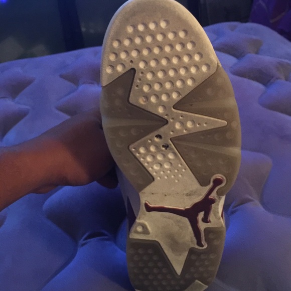 JORDAN 7 WHITE AND MAROON SIZE 12 - Picture 2 of 3