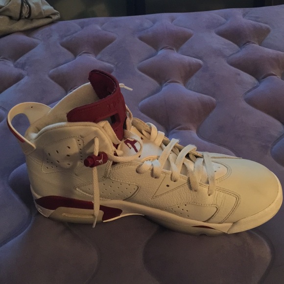 JORDAN 7 WHITE AND MAROON SIZE 12 - Picture 3 of 3