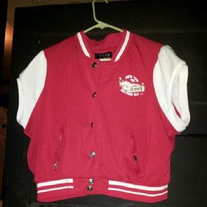 Plus Size Crop Top Jacket