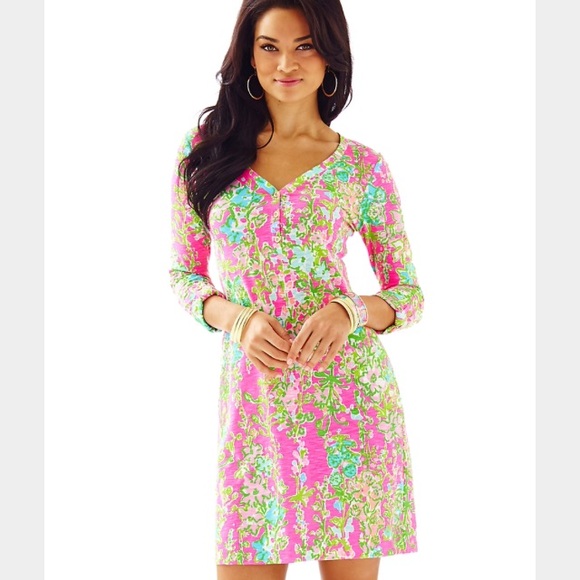 Lilly Pulitzer XXS t-shirt v-neck dress palmetto