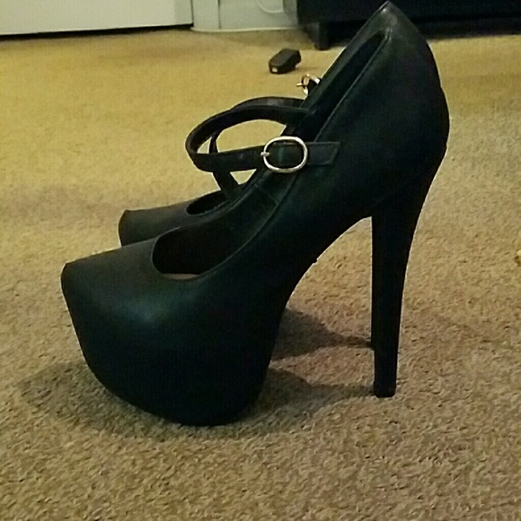 Shoes Black Baby Doll Platform Heels Poshmark