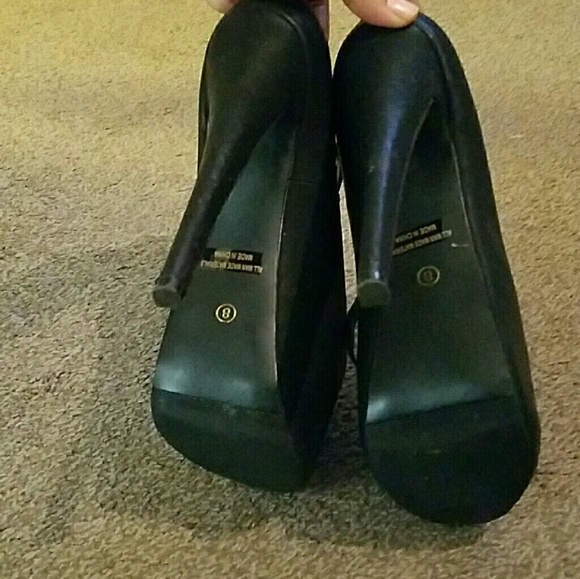 Shoes Black Baby Doll Platform Heels Poshmark