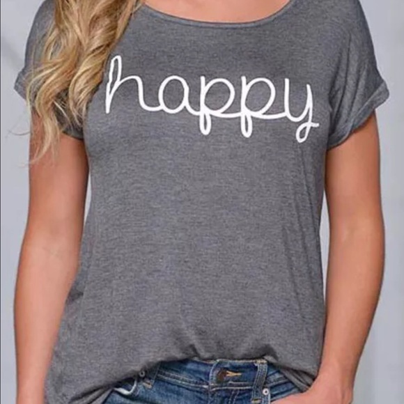 HAPPY tshirt - Picture 2 of 3